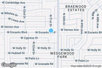 Map image of the property - 5123 W Encanto Blvd