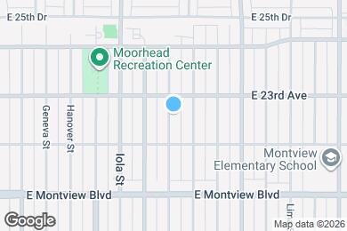Map image of the property - 2260 Jamaica St