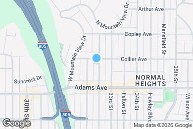 Map image of the property - 4770 Bancroft St Studio B