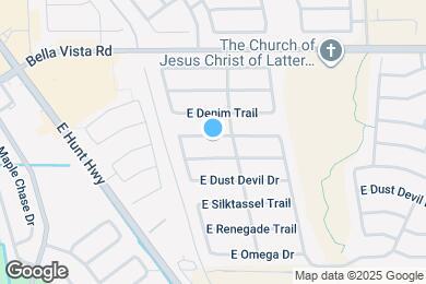 Map image of the property - 1039 E Desert Moon Trail