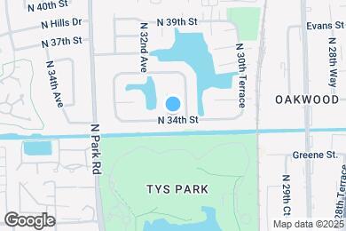 Map image of the property - 3401 N 31st Ter