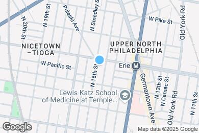 Map image of the property - 3637 N 16th St