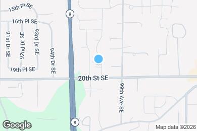 Map image of the property - 1917 98th Ave SE