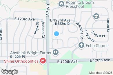 Map image of the property - 5703 E 121st Pl