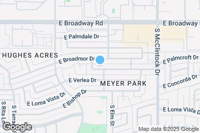 Map image of the property - 1516 E Palmcroft Dr