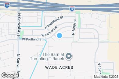 Map image of the property - 16025 W Diamond St