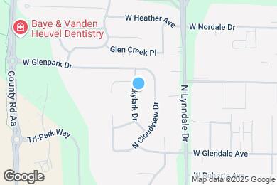 Map image of the property - 2332 N Skylark Dr