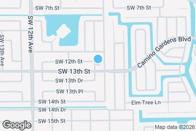 Map image of the property - 1250 SW 9th Terrace