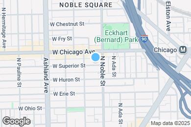 Map image of the property - 1414 W Superior St