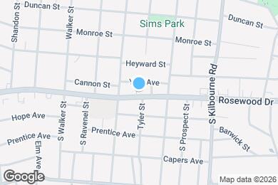Map image of the property - 3413 Rosewood Dr