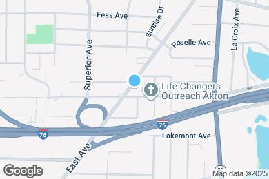 Map image of the property - 1413 East Ave