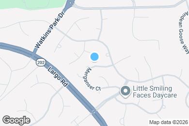 Map image of the property - 1111 Merganser Ct