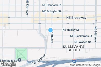 Map image of the property - 1415 NE 17th Ave