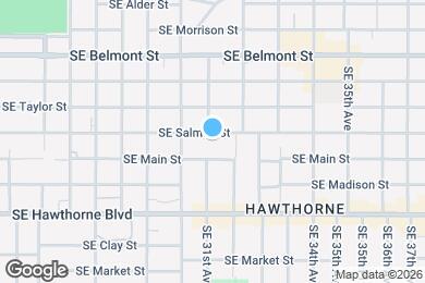 Map image of the property - 3102 SE Salmon St