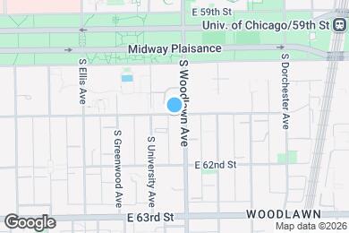 Map image of the property - 6100 S Woodlawn Ave