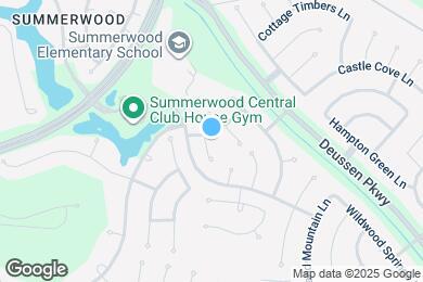 Map image of the property - 15207 Bentridge Dr
