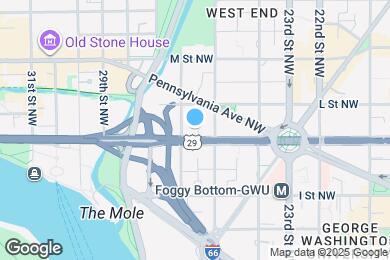 Map image of the property - 2517 K St NW