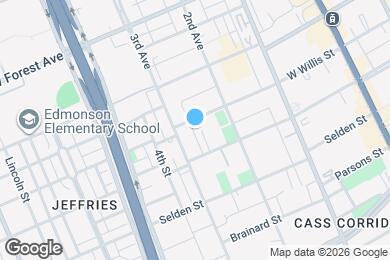 Map image of the property - 675 W Willis St