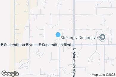 Map image of the property - 4532 E Superstition Blvd