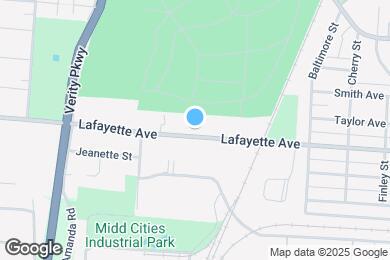 Map image of the property - 1109 Lafayette Ave