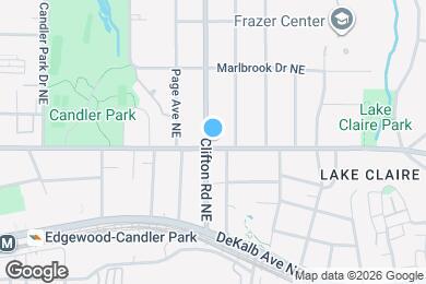 Map image of the property - 401 Clifton Rd NE