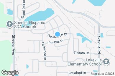 Map image of the property - 1260 Indian Bluff Dr