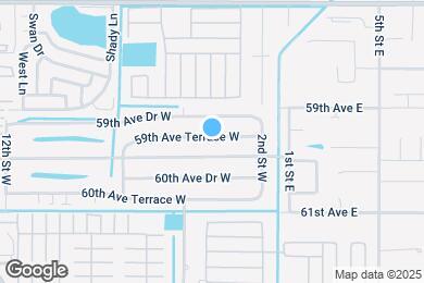 Map image of the property - 316 59th Ave Terrace W