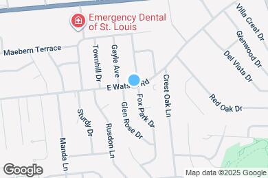 Map image of the property - 9952 E Watson Rd