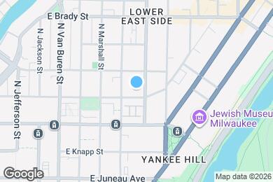 Map image of the property - 1026 E Lyon St