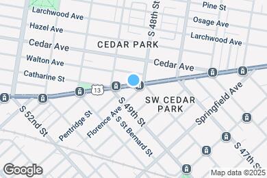 Map image of the property - 4806 Baltimore Ave