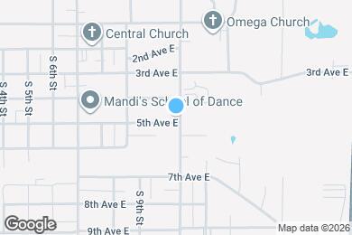 Map image of the property - 1025 5th Ave E