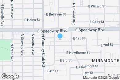 Map image of the property - 3224 E 1st St