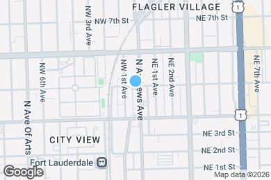 Map image of the property - 445 N Andrews Ave