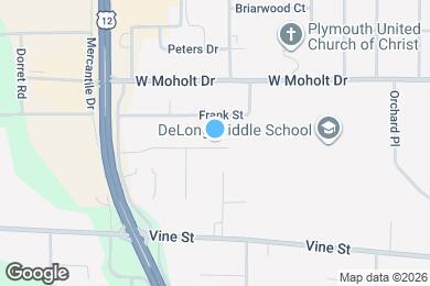 Map image of the property - 2222 Melanie Ln