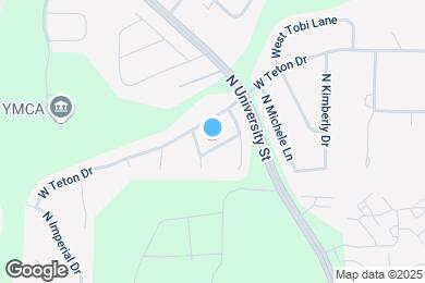 Map image of the property - 1605 W Lincoln Wood Pl