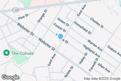 Map image of the property - 184 East Ave