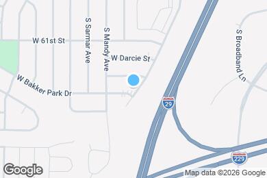 Map image of the property - 5500 W Bakker Park Dr