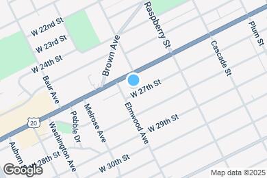 Map image of the property - 1208 W 27th St