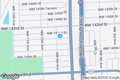 Map image of the property - 780 NW 141st St