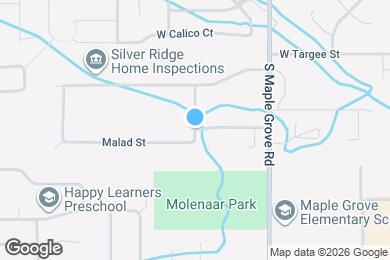 Map image of the property - 10001 W Malad St