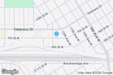 Map image of the property - 1419 7th St N