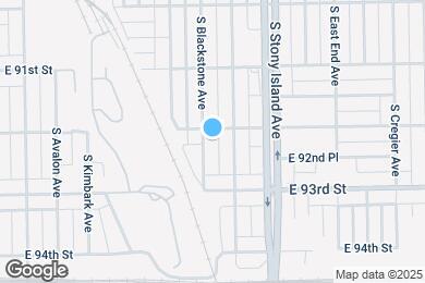 Map image of the property - 9209 S Blackstone Ave