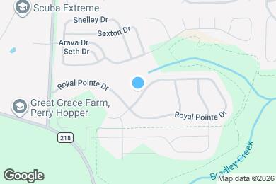 Map image of the property - 2447 Royal Pointe Dr
