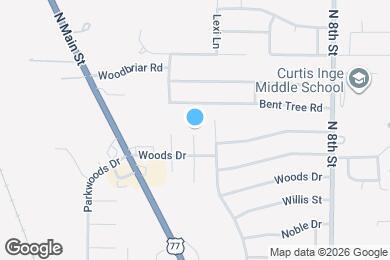 Map image of the property - 1019 Acacia Cir