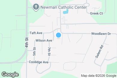 Map image of the property - Campus Suites