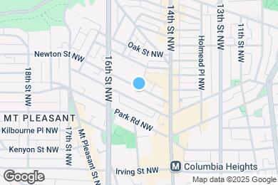Map image of the property - 1464 Newton St NW