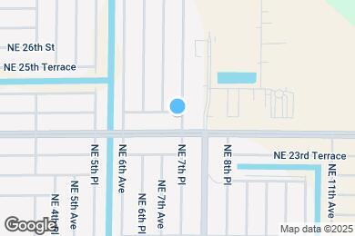 Map image of the property - 710 NE 24th Terrace