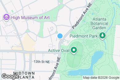 Map image of the property - 1206 Piedmont Ave NE