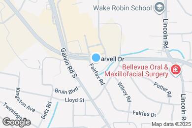 Map image of the property - Oak Creek Apartments