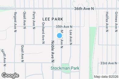 Map image of the property - 3415 Major Ave N